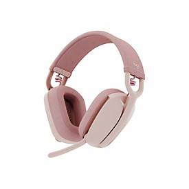 Logitech Zone Vibe 100 - Headset - ohrumschließend - Bluetooth - kabellos - rosé