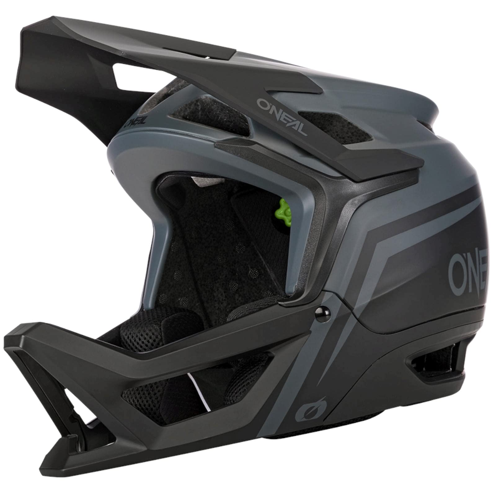 O'Neal Transition Flash DH Fahrrad Helm grau/schwarz 2023 Oneal: Größe: XL (61-62cm)