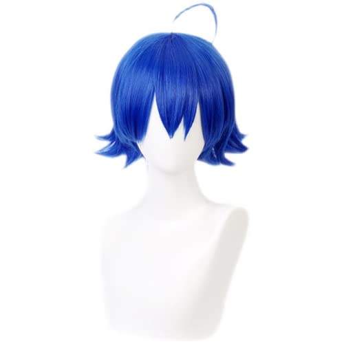 Anime cosplay perücke Anime Cosplay Kleidung Perücke Männer Kurze dunkelblaue Haare mit Perücke for Halloween Party täglich Karneval Nachtleben Konzerte Hochzeiten