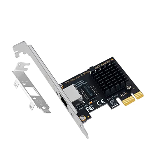 2,5 Gbit/s Express-Adapter, 2500 Mbps PCIe-Karte RTL8125BG Intel1225V Halterung für 10/8/8.1