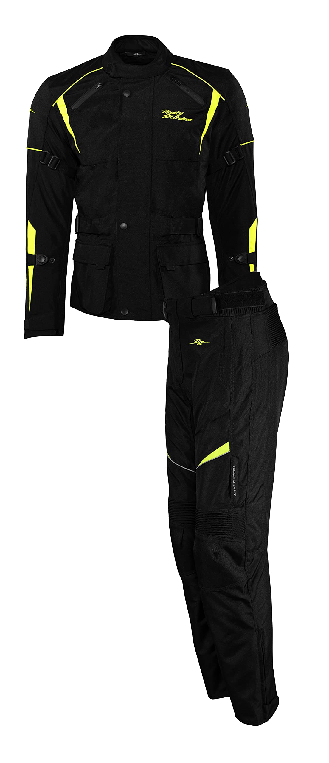 Rusty Stitches suits Tommy Black-Yellow Fluo (52-L)