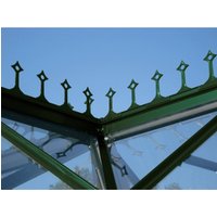 Vitavia firstkrone für gewächshäuser -sirius- und -sirona-, smaragd grün