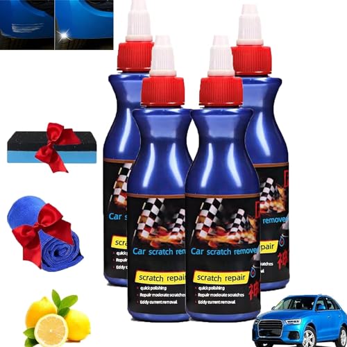 Scratch Repair Wax for Car, Professional Car Paint Scratch Repair Agent, Car Wax Scratch Remover, Car Spray Wax, Nano Paint Spray Car Scratch Repair (4 pcs)