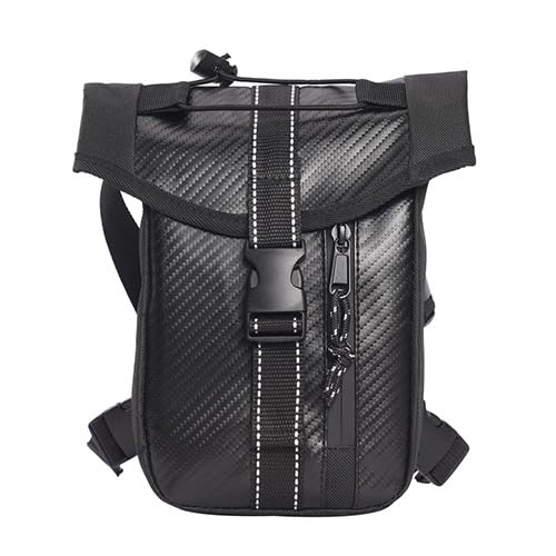 Motorrad Beintasche Männer Oxford Taille Tasche Drop Oberschenkel Bein Tasche Tasche Gürtel Hüfte Bum Geldbörse Motorrad Fahrer Umhängetasche Messenger Schulter Taschen Motorrad Tasche Bein(No Logo)