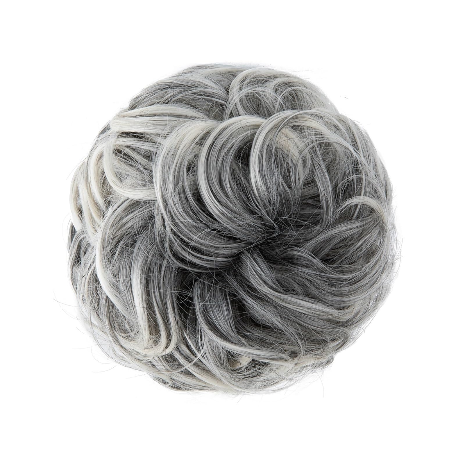 Haarteile Haarknoten Unordentlicher synthetischer Haarknoten for den täglichen Gebrauch, Chignon-Scrunchies, gefälschtes Haarband, Zopf, elastisches Haarteil, Schwanz for Frauen H9 Brötchen Haare(60)