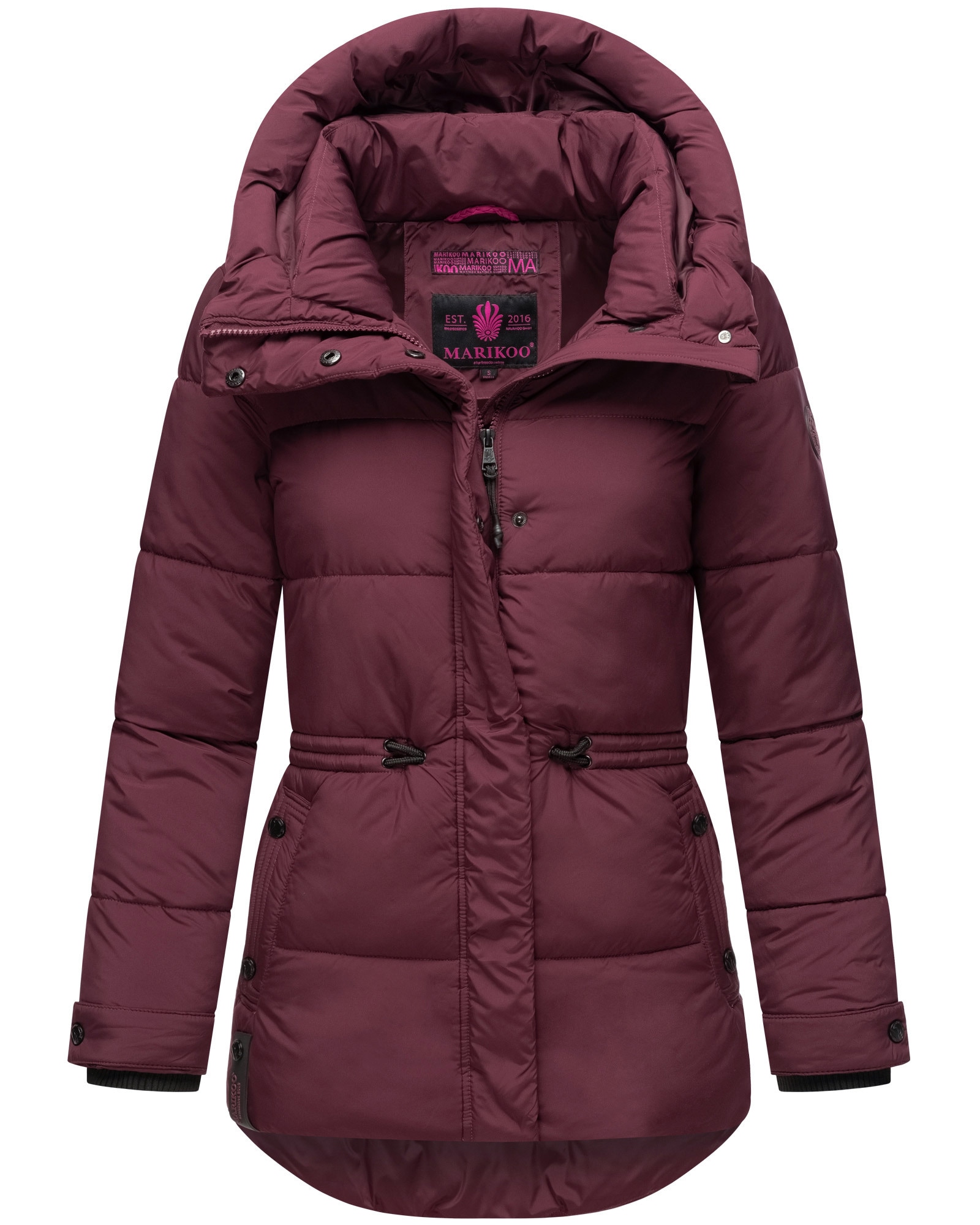 Marikoo Winterjacke "Akumaa", mit tailliertem Schnitt