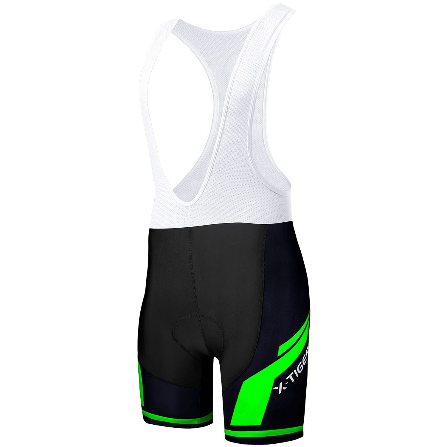 X-TIGER Herren Radfahren Bib Shorts mit 5D Sitzpolster Fahrrad MTB Fahrradhose Schnelltrocknend Atmungsaktive Road Mountainbike Radhosen für Radsport