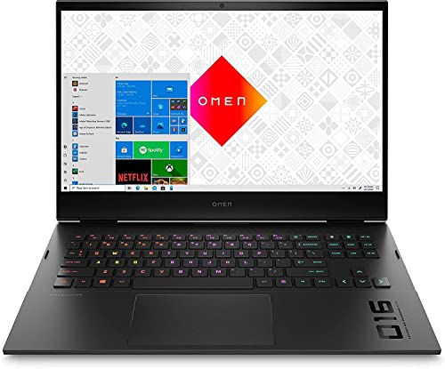 HP Omen 16-C0004sl Notebook, AMD Ryzen 7 5800H, 16 GB RAM DDR4, 512 GB SSD NVMe PCIe, Display 16,1 Zoll FHD 144Hz IPS, AMD Radeon RX 6600M 8 GB GDDR6, Wi-Fi 6, Windows 11 Home, Schwarz