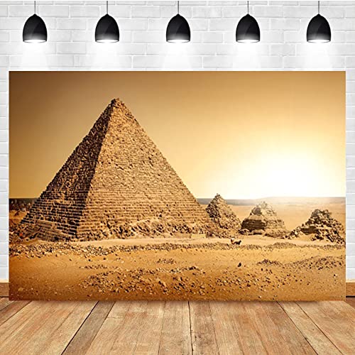 Ägyptische Pyramiden Landschaft Fotografie Hintergrund Reise Portrait Zimmer Cover Dekor Fotografie Foto Hintergrund für Foto / 240x180