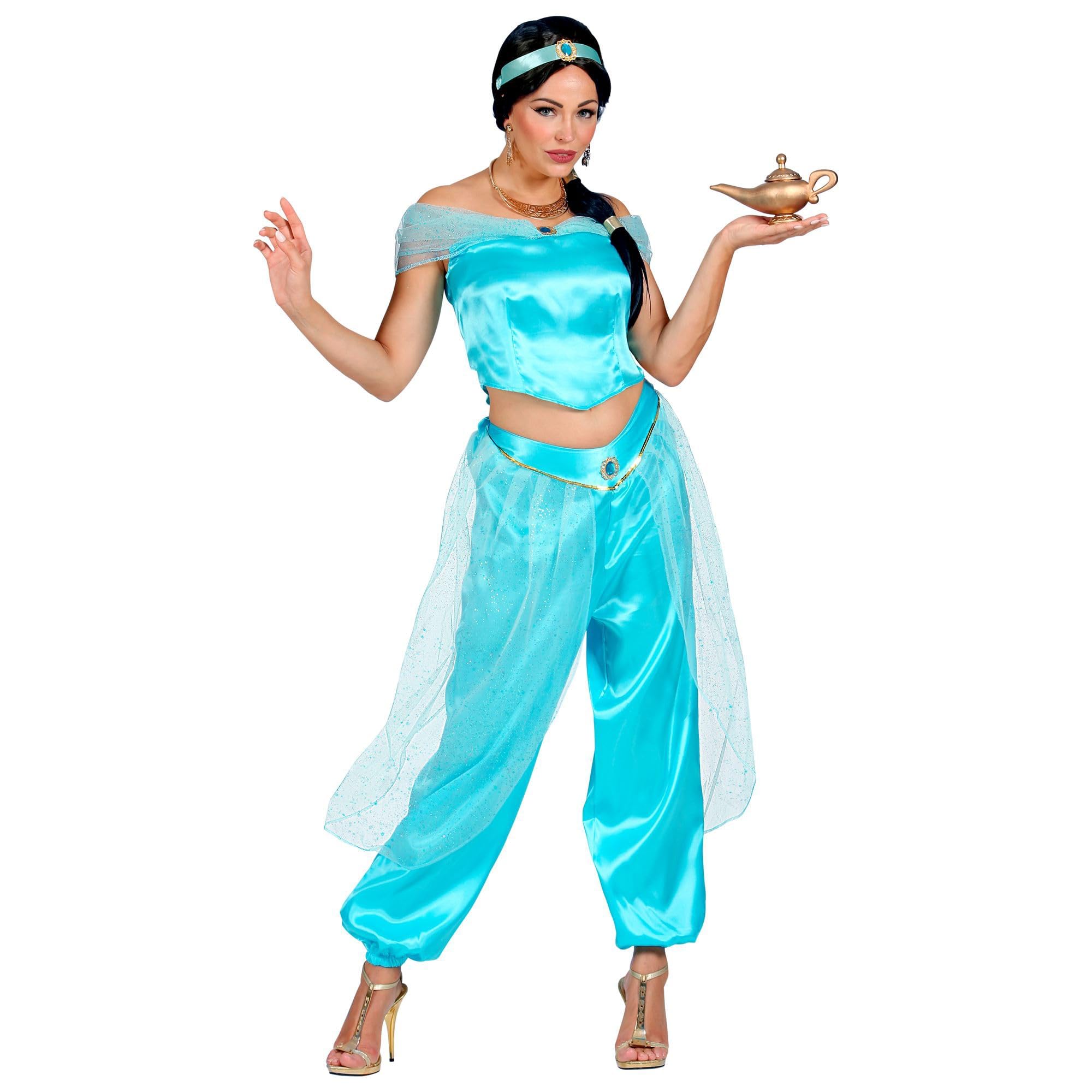 W WIDMANN MILANO Party Fashion - Kostüm Arabische Prinzessin, Top, Hose, Kopfband, Karneval, Mottoparty