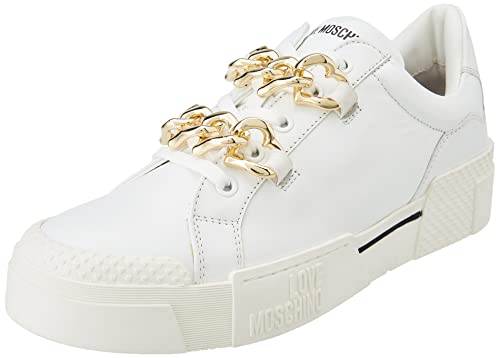 Pollini Damen Ja15795g0fia010040 Sneaker, Weiß, 40 EU