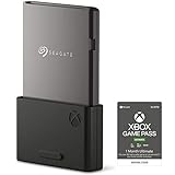 Seagate Speichererweiterungskarte Xbox Series X|S 1 TB SSD, NVMe-Erweiterungs-SDD für Xbox Series X|S, inkl. 2 Jahre Rescue Service, Modellnr: STJR1000400 + Xbox Game Pass Ultimate 1 Monate (Download)