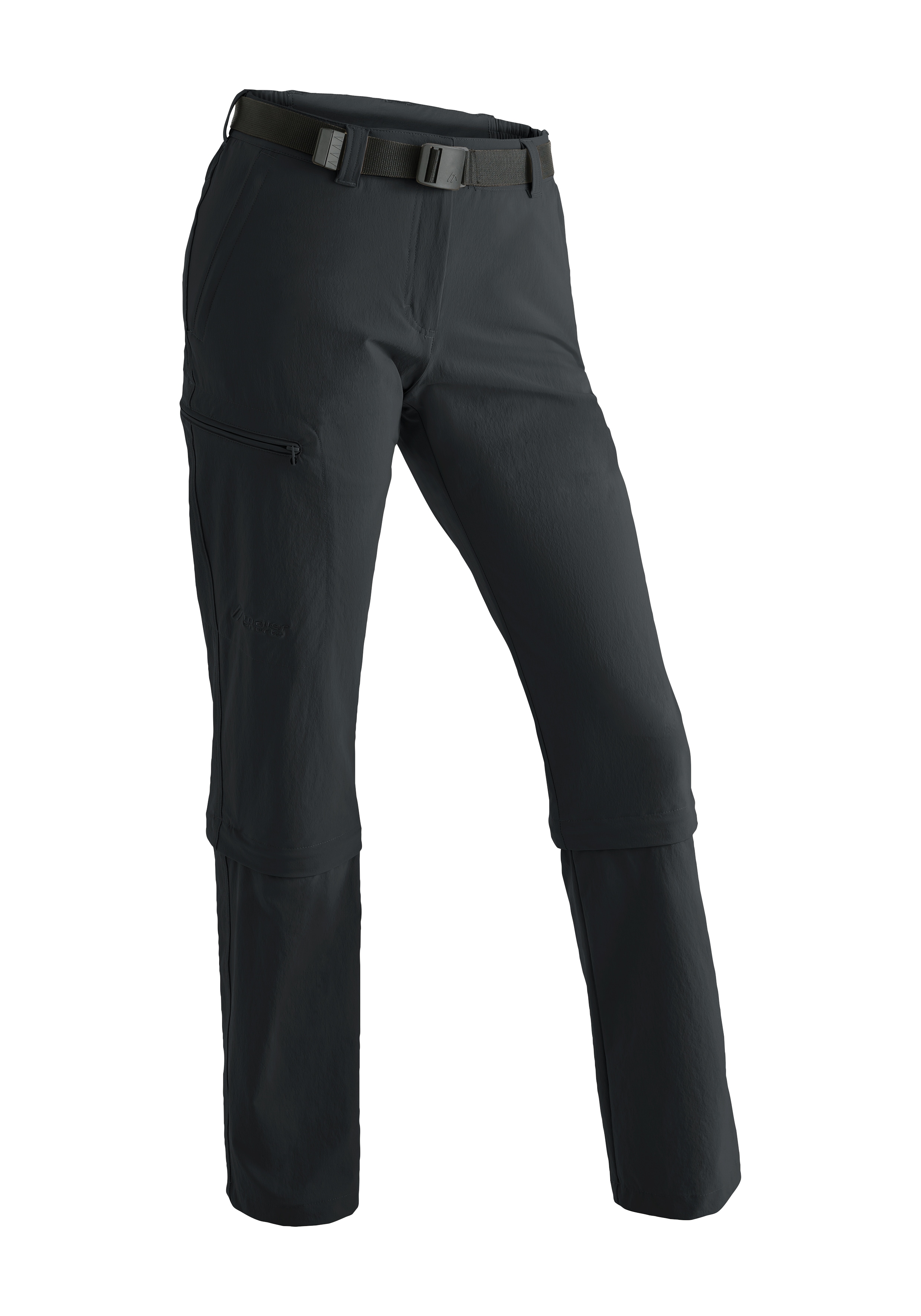 Maier Sports Funktionshose "Arolla", Damen Wanderhose, zipp-off Outdoor-Hose, 3 Taschen, Regular Fit