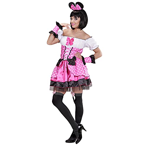 "PINK MOUSE" (dress, cuffs, ears) - (L)