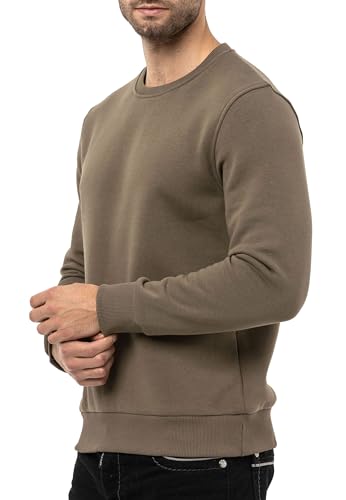 Cipo & Baxx Herren Kapuzenpullover Basic Hoodie Premium Sweatshirt Sweater CL557 Khaki L