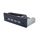 Qsvbeeqj USB 2.0 Frontplatten Hub 5 25 Zoll ROM Laufwerksschacht Für Desktop ROM Laufwerksschacht