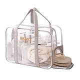 Fitness Schwimmtasche Reise Make Up Tasche Kosmetiktasche Transparenter Kulturbeutel Strandtasche Mit Trocken Und Nasstrennung