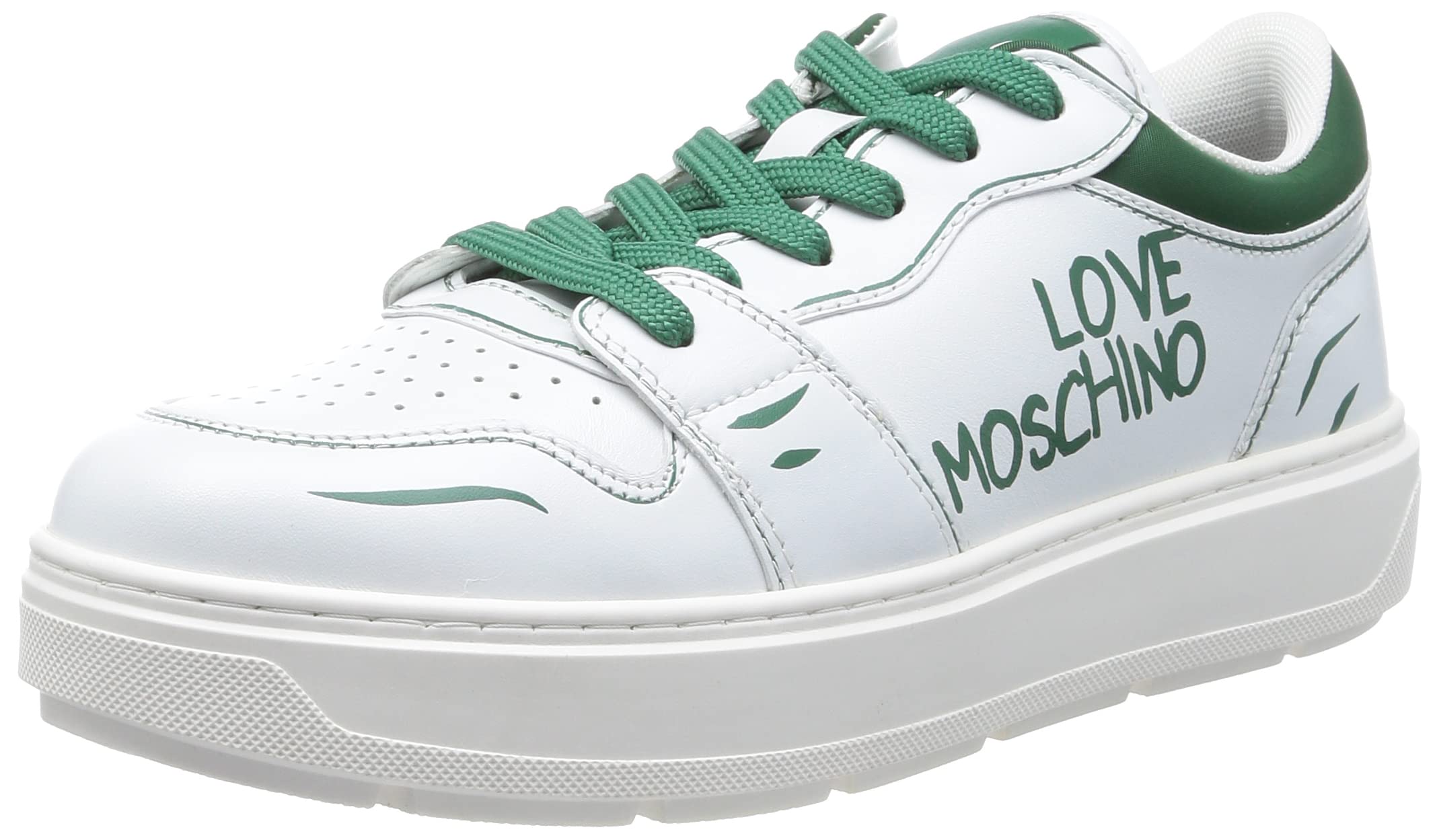 Love Moschino Damen Ja15254g1gia10d40 W.Sneakers, Weiß, 40 EU