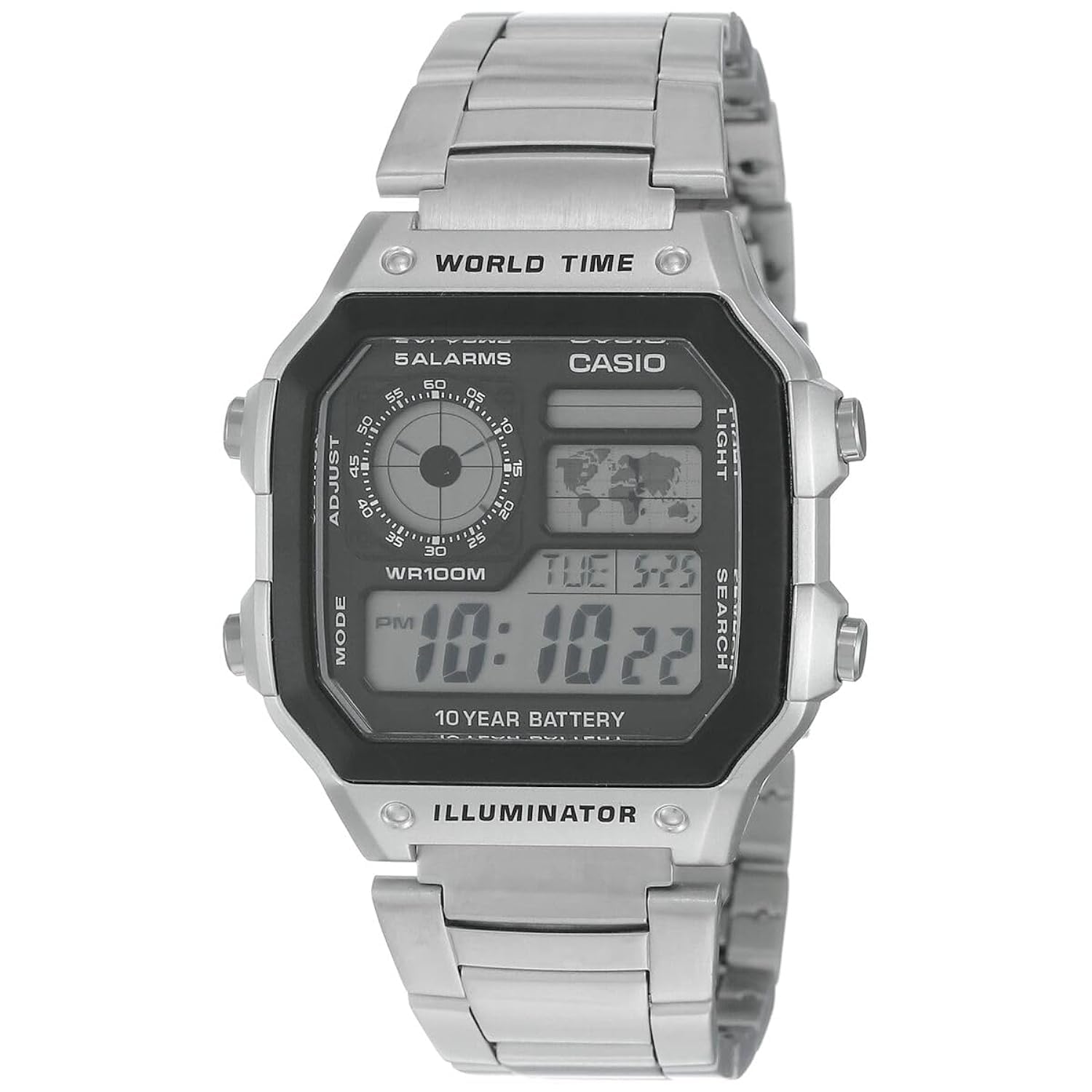 Casio Sports für Männer -Armbanduhr Digital Quartz AE-1200WHD-1A