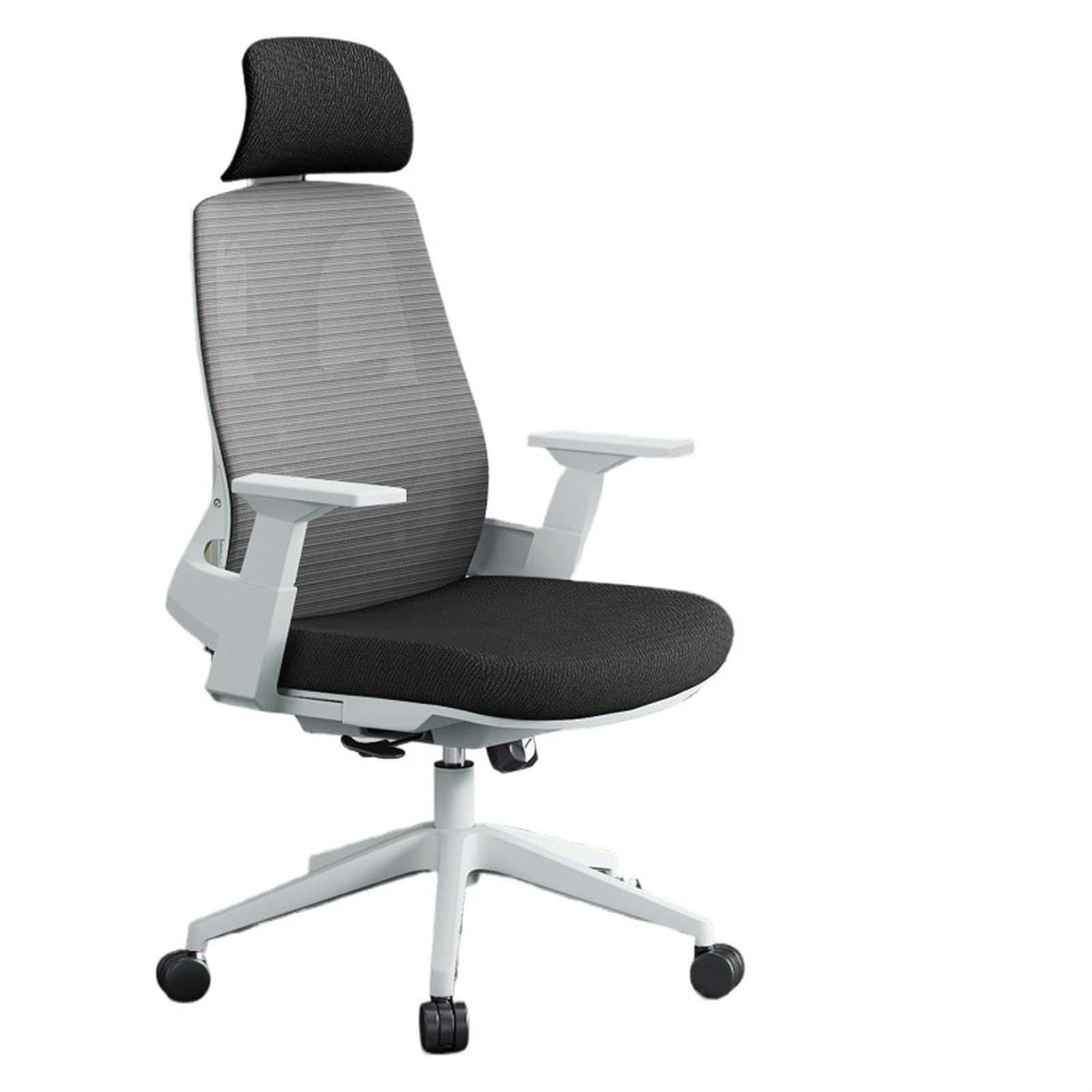 Bürostuhl Ergonomischer Bürostuhl, ergonomischer Stuhl, bequemer Stuhl mit Rückenlehne, drehbarer Schreibtischstuhl for Zuhause, Büro, Arbeitszimmer, mit verstellbaren Armlehnen und Rollen Schreibtisc