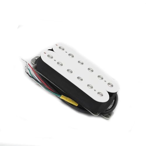 1PC Gitarre Humbucker Pickup Doppelspule Weiß Für E-Gitarre Bridge Pickup e gitarren tonabnehmer (Color : Bridge Pickup 14k)