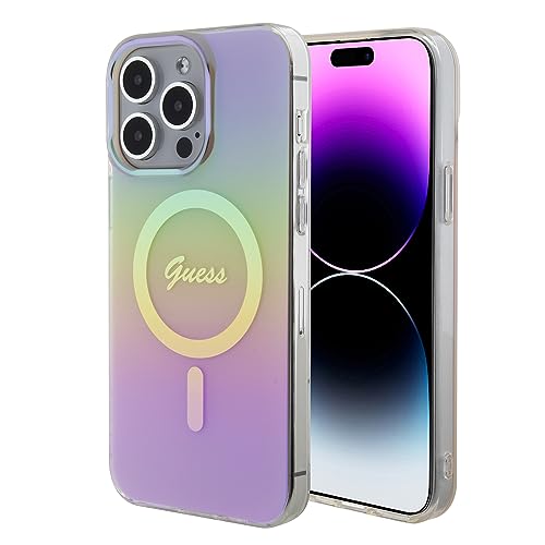 GUESS GUHMP15XHITSP Hülle für iPhone 15 Pro Max 6.7" Rosa hardcase IML Iridescent