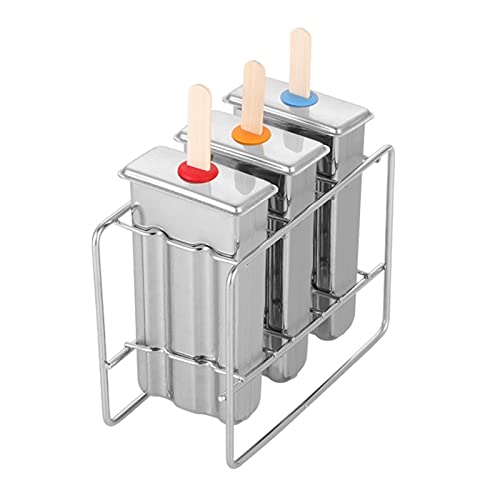 Edelstahl-Formen für Eis am Stiel, Eiscreme-Halter, Küchenzubehör