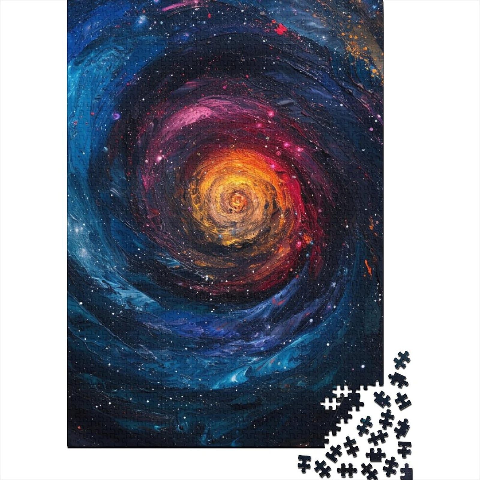 Kosmisches Schwarzes Loch, Holzpuzzle für Erwachsene, Puzzles, schwierige und anspruchsvolle Puzzles mit 1000 Teilen, schwierige und anspruchsvolle Puzzles mit 1000 Teilen 29,53x19,69 Zoll