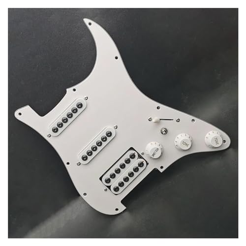 Standard-Pickguard-Tonabnehmer 1Set SSH-Coil Splitting E-Gitarre geladen Schlagbrett exquisites Zubehör (Color : 2)