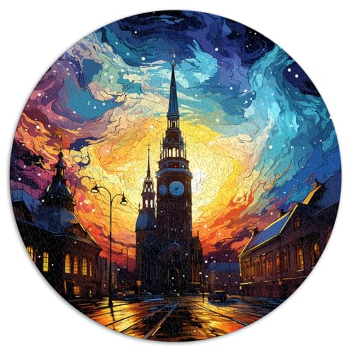 Puzzle für die Kathedrale von Turku | Puzzle 1000 Teile für Erwachsene, 26,5 x 26,5 Zoll, Puzzlespiel, Heimkunstdekor, anspruchsvolles Spiel, Geschenke