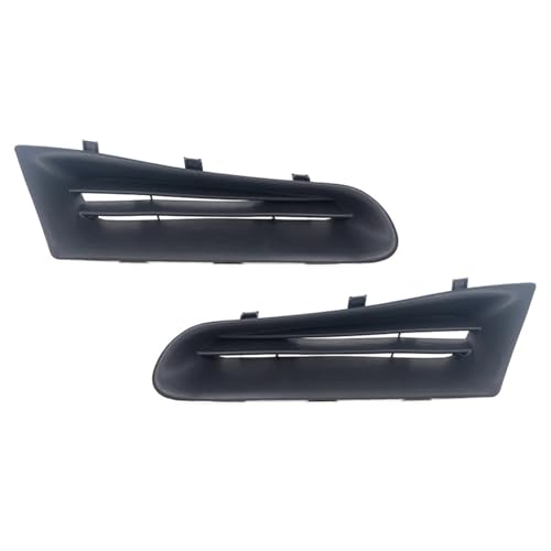 Frontgrills Für Clio MK3 2005-2009 Auto Frontstoßstange Offenes Entlüftungsgitter Einlass Nebelscheinwerfergrill Nebelscheinwerferabdeckung 7701208684 Front Bumper Grille(Links und rechts)