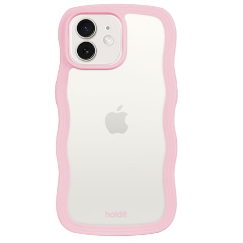 holdit Wavy Case - Pink/Transparent - iPhone 12/12 Pro