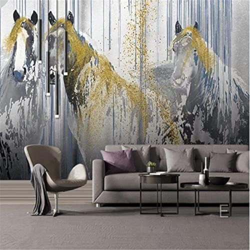 XLMING Bunte Wolken Abstrakte Kunst 3D Tapete Wohnzimmer Sofa Schlafzimmer Esszimmer Home Dekoration Wand-400cm×280cm