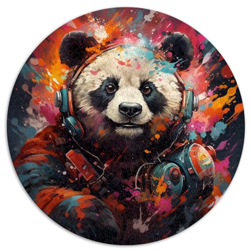 Puzzles Geschenk Panda Art Style 1000 extragroßes Puzzleteil 26,5x26,5 Zoll Lernspielzeug Familienspiele Weihnachtsgeburtstagsgeschenke