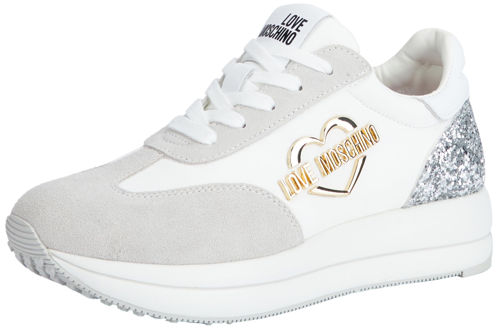 Love Moschino Damen Sneakers, Mehrfarbig, 38 EU