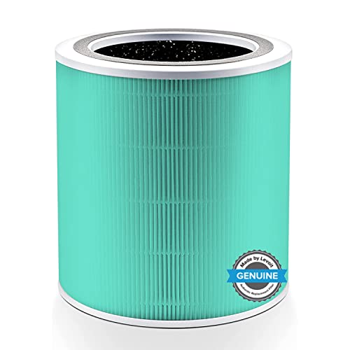 LEVOIT Core 400S Toxin Ersatzfilter gegen 99.97 prozent von Luftverschmutzung Rauch Abgas, H13 HEPA Filter für Raucher Allergiker , hocheffizienter Aktivkohlefilter und Vorfilter, Core 400S-RF-TX