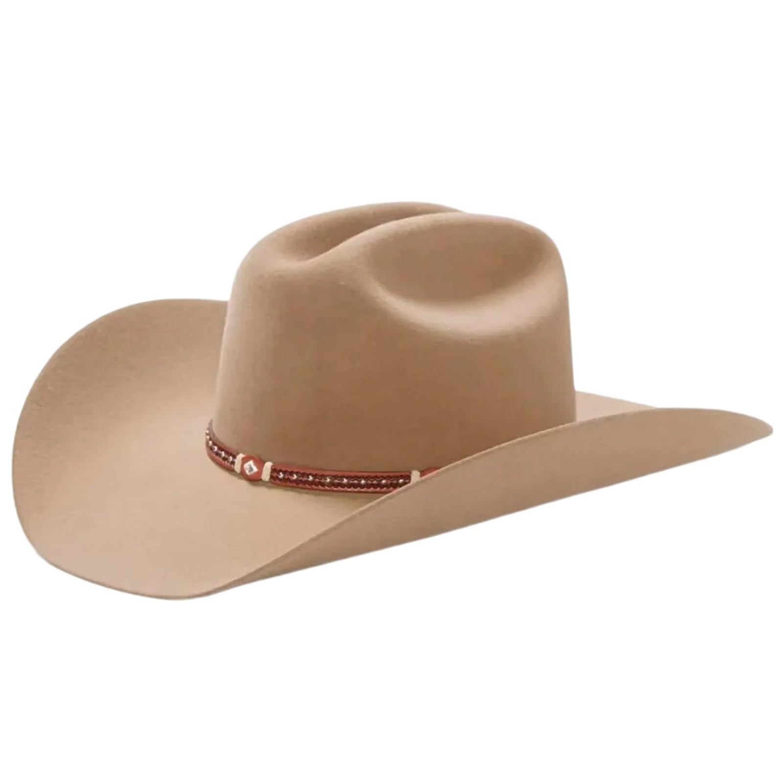 Qsvbeeqj Ethnic Hats Western Party Großer Gerollter Krempe Einfarbig Außenbereich Sonnenfest Cowgirl Erwachsene Unisex