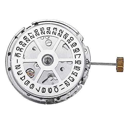 Ghulumn Automatische Bewegung Ersatz Tag Datum Chronograph Uhr Zubehör Reparatur Werkzeuge Kit Teile Beschläge für 2813/8205/8215, silber