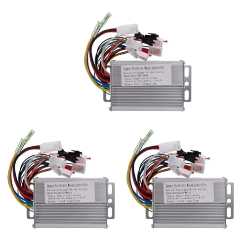 SICOSALT 3X Fahrrad Bürstenlos DC Motor Controller 36V / 48V 350W für Fahrrad Elektrisches Fahrrad Zubehör Teile