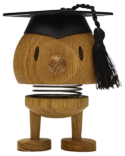 Hoptimist - Skandinavisches Design - Small Student IQ Bumble - Höhe 7 cm, Durchm. 5 cm - Oak