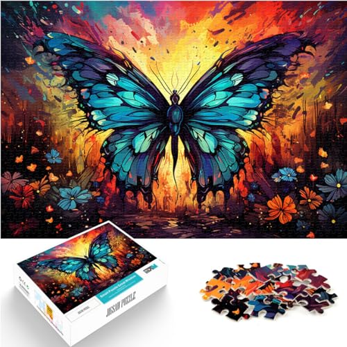 Puzzles Geschenk Schmetterling 1000 Teile Puzzle Holzpuzzle Spielzeug Puzzle Lernspiele Stressabbau Puzzles 1000 Stück (50x75cm)