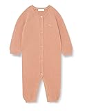 Noppies Baby Unisex Baby Playsuit Monrovia Long Sleeve Overalls, Café au lait-P788, 74