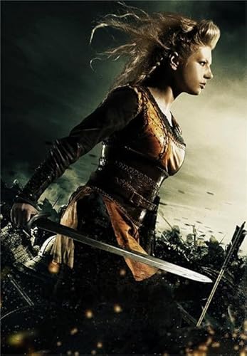 Hfmquisutron Jigsaw Puzzle 1000 Teile Ragnar.Lothbrok Action Historische Filme Poster Für Spaß Erwachsene Holzpuzzle Spielzeug Rt67Ha