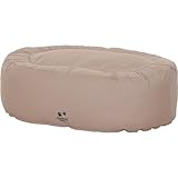 Siena Home ASMUS Hundebett Taupe XL Dessin Uni Taupe, 100% Baumwolle