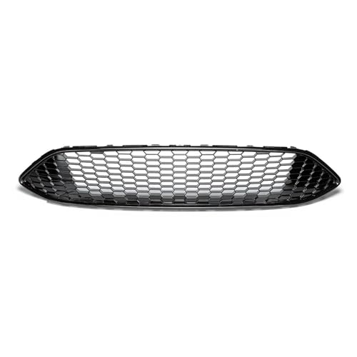 Frontspoiler Lippe Für Ford Für Focus MK3 ST LINE 2015-2017 Kühlergrill Auto Vorderen Stoßfänger Mitte Grill Grille Waben Mesh Racing Grill Abdeckung Frontstoßstange Spoiler