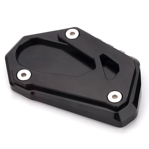 BOEYDSE88 Motorrad-Seitenständerpolster Für Suzuki V-Strom 1000 V-Strom 1000/XT DL1000 DL 1000 2014-2021 Motorrad Kickstand Fuß Seite Stehen Verlängerung Pad Unterstützung Platte(NO Logo Black)