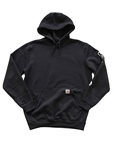 Carhartt Midweight Sleeve Logo Hoodie Black