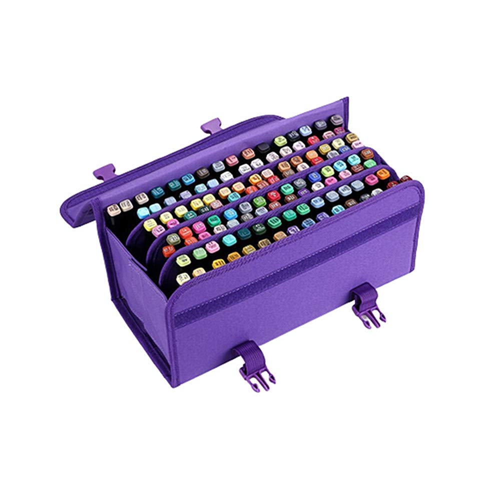 Rysmliuhan Shop stiftemappe etui Schule Künstler Federmäppchen Bleistiftlagerung Stiftaufbewahrung Kunstfall Bleistiftrolle Federmäppchen aufrollen Purple