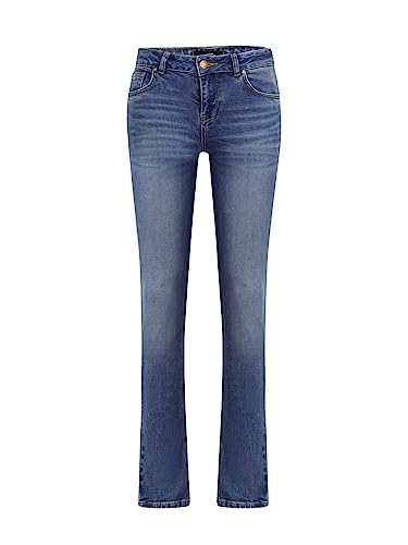 LTB Jeans Damen Jeans Aspen Y - Jeans Damen Slim aus Baumwollmischung Slim Denim Mittel mit Reißverschluss Mittlere Taille - Blau