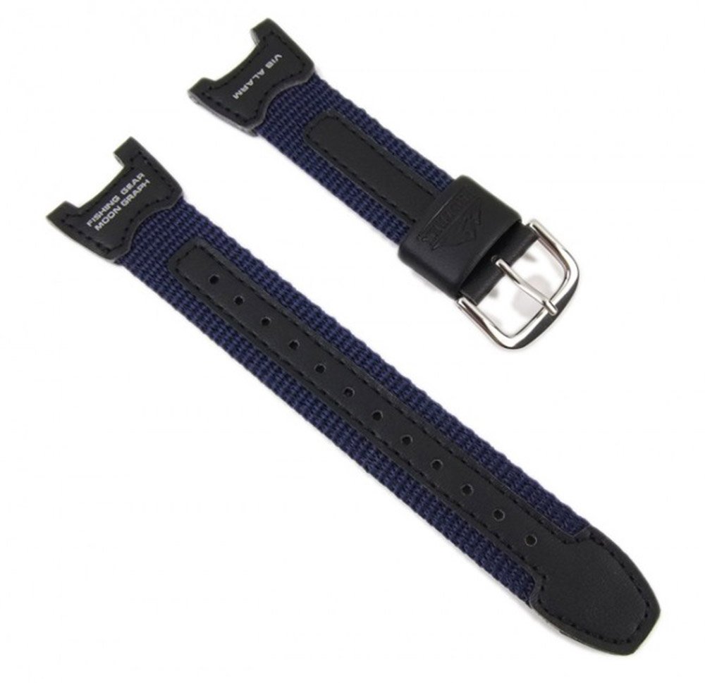 Casio Uhrenarmband Leder/Textil Band für Herrenuhr PRS-400B-2